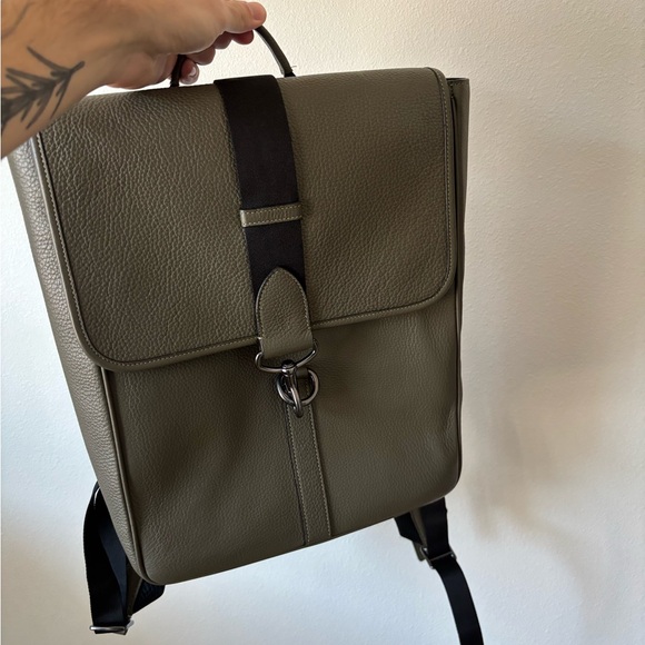 Coach Green and Black Blaine Backpack - Picture 1 of 6